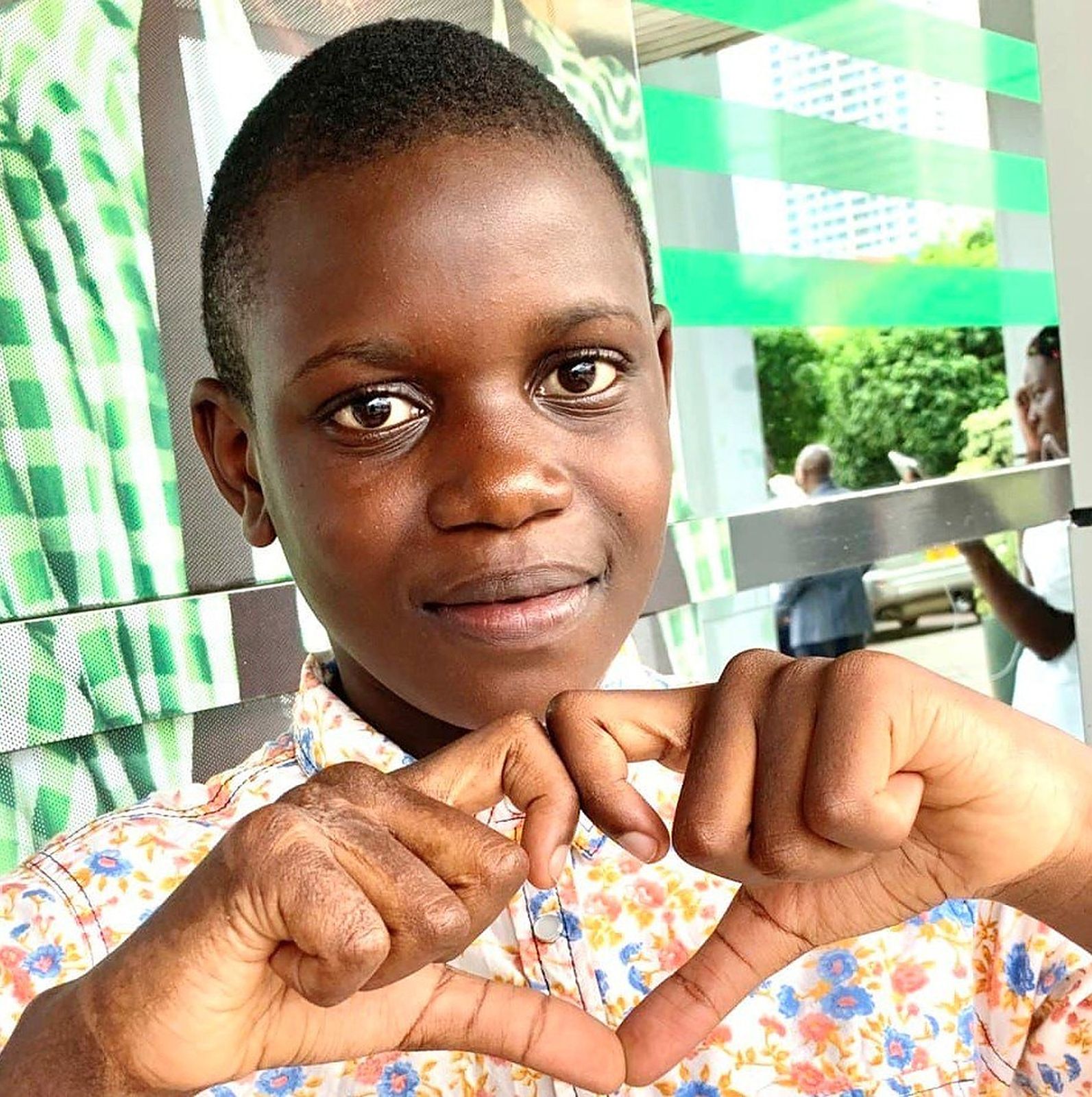 Photograph from: Irene: found at school, treated at 13